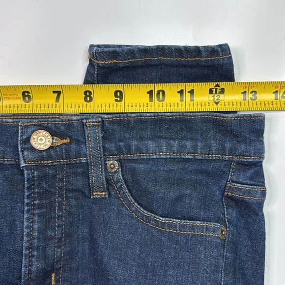 J.Crew 8" Toothpick Dark Wash Skinny Jeans Size 26 - Picture 7 of 12